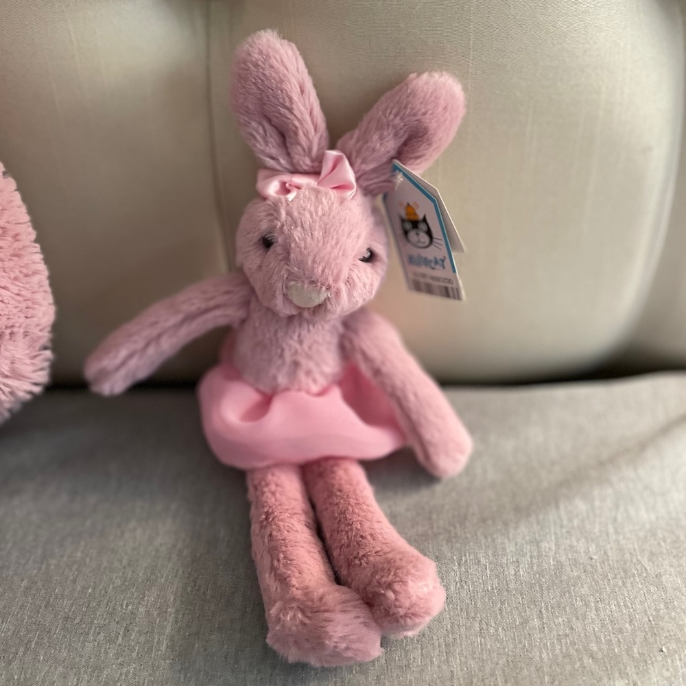 Jellycat Tutu Lulu Pink Small Bunny Rabbit Plush Soft NWT Easter